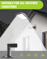 YXL-LIGHTING 90 Degree Wall Mount Bracket with 2-3/8in OD Tenon, Wall Mount L Shape Bracket for LED Street Lights Parking Lot Lights Street Lights Shoebox Area Lights, Heavy Duty Steel, Dark Bronze